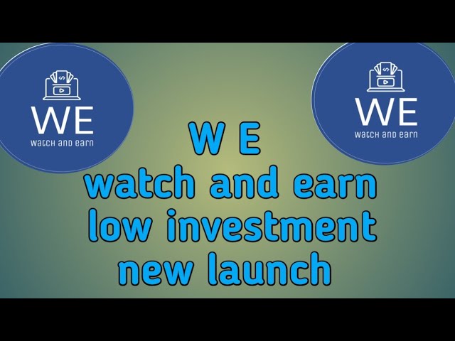 W E watch and earn NEW ADS WATCHING JOB LOW INVESTMENT @Alagukutty