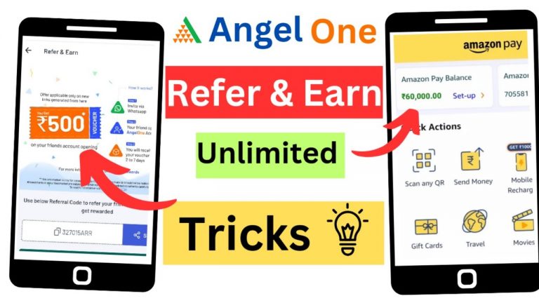 angel one refer and earn ! angel one unlimited refer and earn