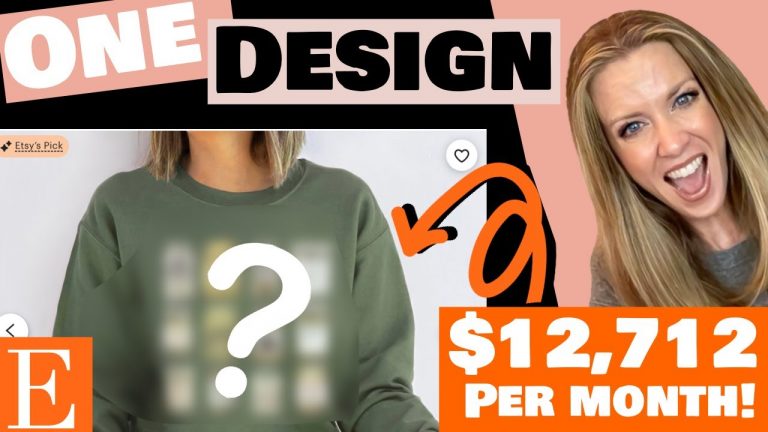 Beginner on Etsy? – SIMPLE DESIGN STRATEGY That Can Make $12,716 a Month