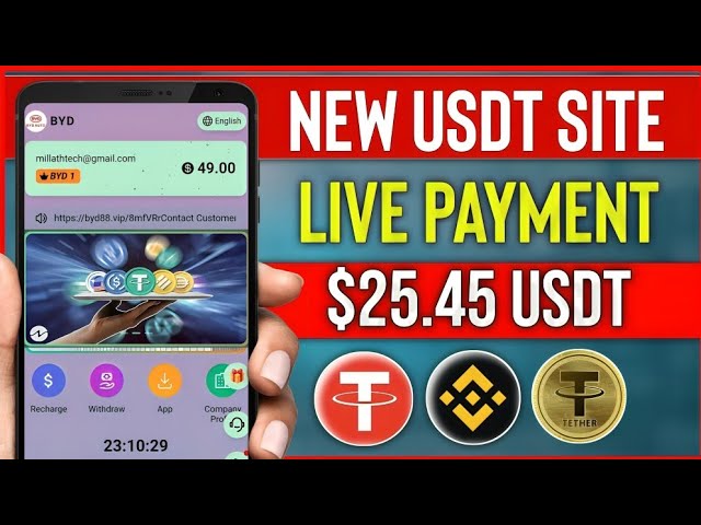 Byd88.Vip New Usdt Earning Site|Best Free Usdt Mining Website|Trx Mining Platform |Earn Usdt