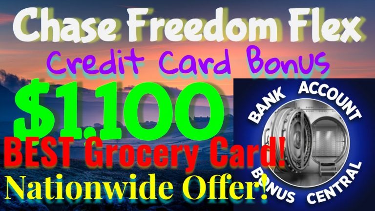 Chase Freedom Flex $1,100 Year 1 Cash Back Card! BEST Gas and Grocery Card 2024! Ending SOON!