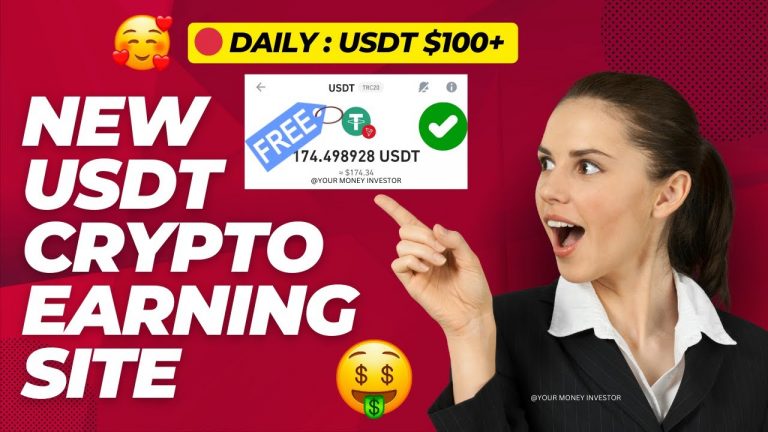 DAILY : USDt $100+ earn TRx usdt crypto New Earning App Earn Money Online | Work from home|