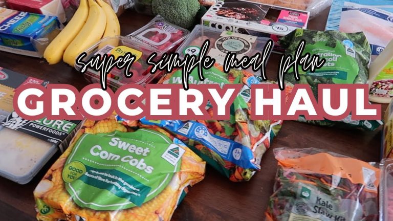 FEBRUARY WOOLWORTHS GROCERY HAUL FAMILY OF 5 | EASY SIMPLE FAMILY MEALS