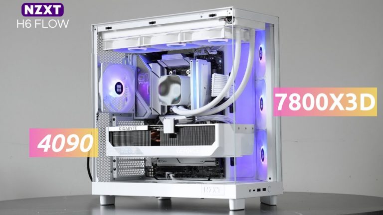 Good, but good enough? NZXT H6 Flow Review and Build 7800X3D + 4090 (White)