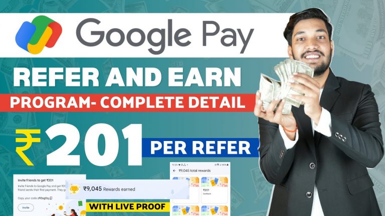 Google Pay Refer And Earn | How To Refer Google Pay And Earn Money | Gpay Refer And Earn