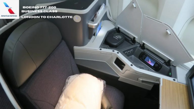 London Heathrow To Charlotte on American Airlines Business Class!