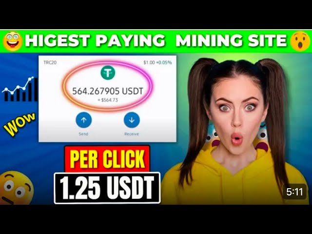 New Usdt Mining Site | usdt earning site | trx usdt mining app | Cloud Mining | usdt investment site