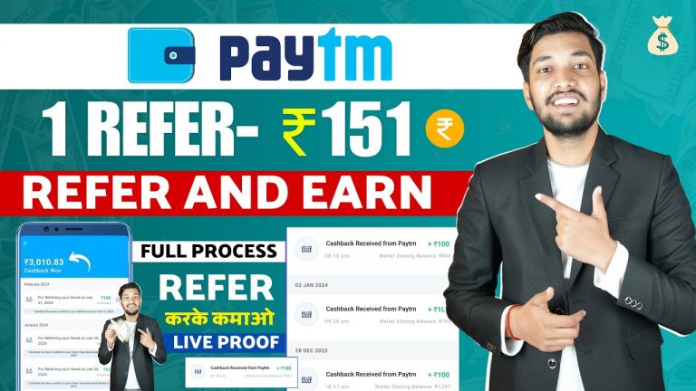 Paytm Refer And Earn | How To Refer Paytm App And Earn | Paytm Refer And Earn Kaise Kare