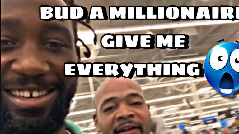 TERENCE CRAWFORD TAKES A LOCAL FRIEND SHOPPING AT WALMART BUT ALMOST REGRETS IT BUD A MILLIONAIRE