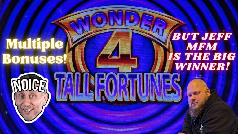 Tall Wonder 4 with Multiple Bonuses, but Jeff MFM Steals the Show! #casino #bonus #slots #gambling