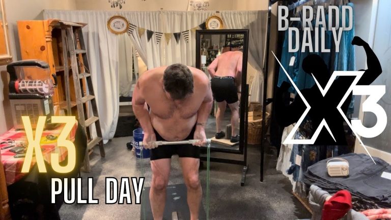 X3 Pull Day after my burpee/kettlebell workout. January 27, 2024