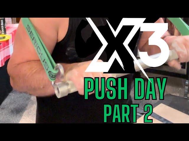 X3 Push workout right after my burpee, Kettlebell workout. February 1, 2024