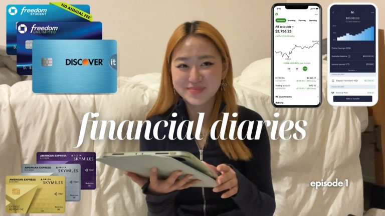 financial diaries (tips as a college student) | credit cards, HYSA, investing