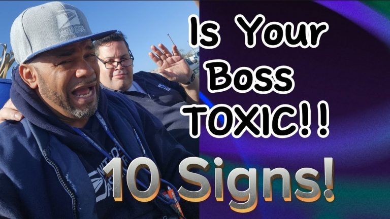 10 Signs You Have a TOXIC Boss (And How to Deal With Them! And More.! . (OPINION)