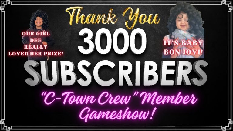 3,000 Subscriber Pre-Show & “C-Town Crew” Member Gameshow! #casino #slots #gambling #livestream