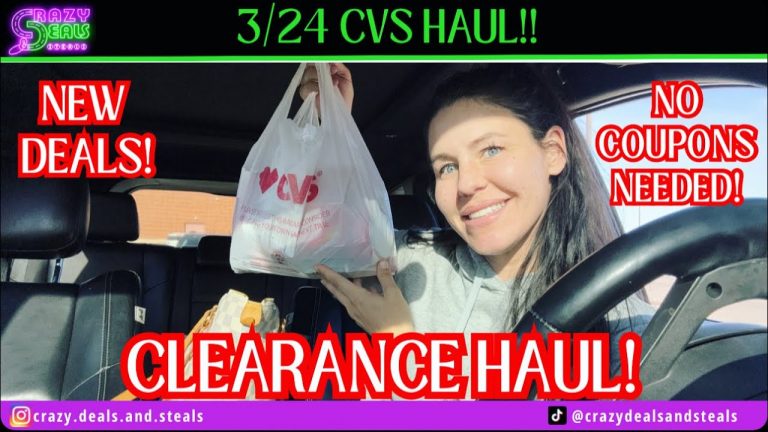 3/24 CVS HAUL (CLEARANCE STOCKUP & NO COUPONS NEEDED!) 3/24 CVS Couponing #cvsdeals #cvshaul