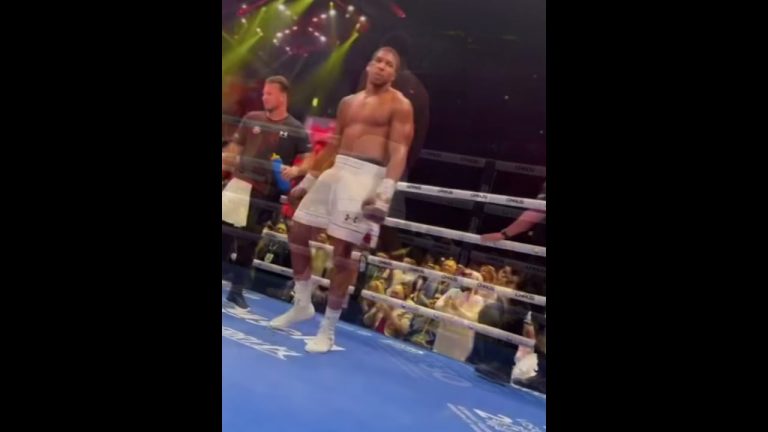 ANTHONY JOSHUA KO FRANCIS NGANNOU IS A MESSAGE YOU DONT PLAY BOXING GREAT DAY FOR BOXING FANS