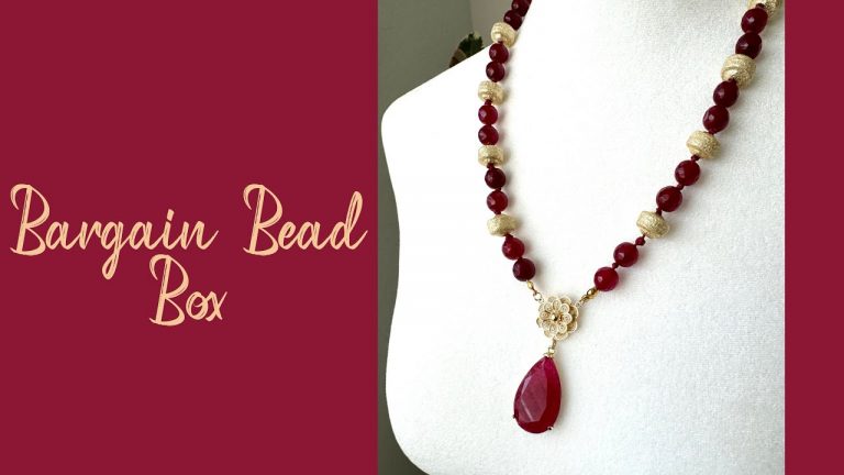 Bargain Bead Box February 2024 Unboxing and Knotted Necklace DIY Tutorial!