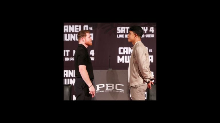 CANELO ALVAREZ LOOKS EXTREMELY SMALL STANDING NEXT TO JAIME MUNGUIA NOT A NATURAL 168 LB FIGHTER