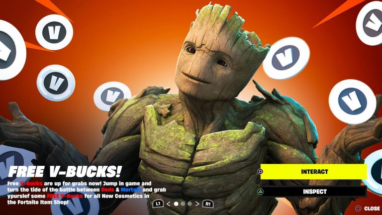 FREE V-BUCKS for ALL PLAYERS!