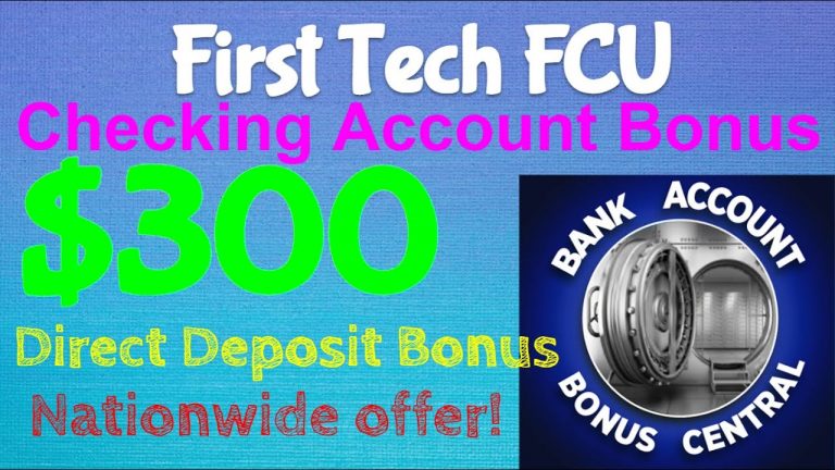 First Tech FCU $300 Checking Account Bonus Nationwide Offer! Give yourself a $300 RAISE!