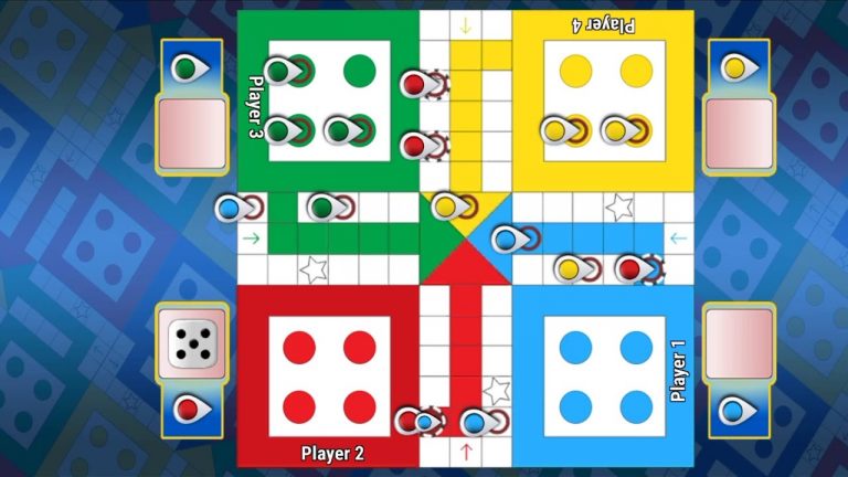 Ludo game in 4 players match | Ludo king 4 players match | Ludo game new tricks 2024|