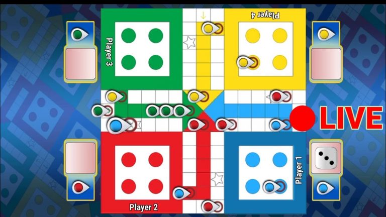 Ludo game in 4 players match | Ludo king 4 players match | Ludo game new tricks 2024|