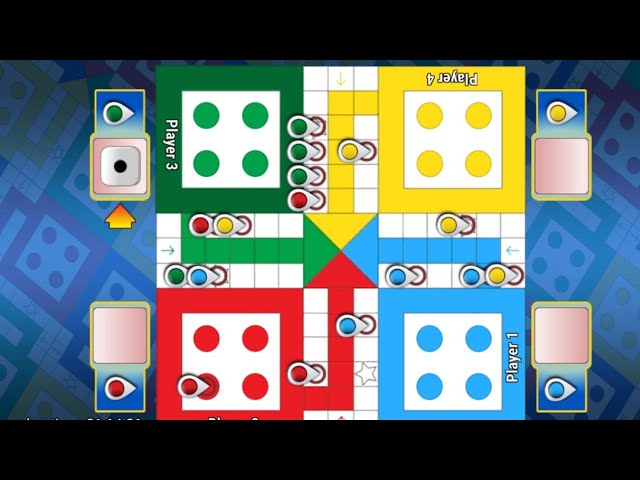 Ludo game in 4 players match | Ludo king 4 players match | Ludo game new tricks 2024|