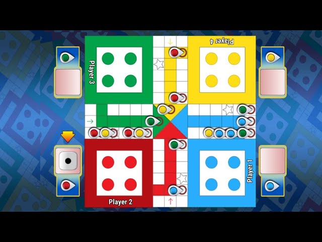 Ludo game in 4 players match | Ludo king 4 players match | Ludo game new tricks 2024|