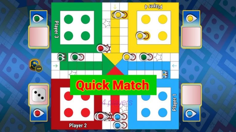 Ludo game in 4 players match | Ludo king 4 players match | Ludo game new tricks update | ludo game