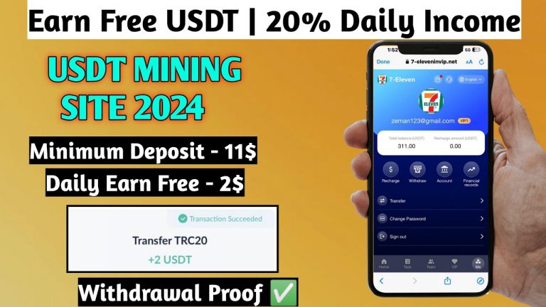 New Usdt Earning Site 2024 | Cloud Mining Platform | New Usdt Mining Platform 2024