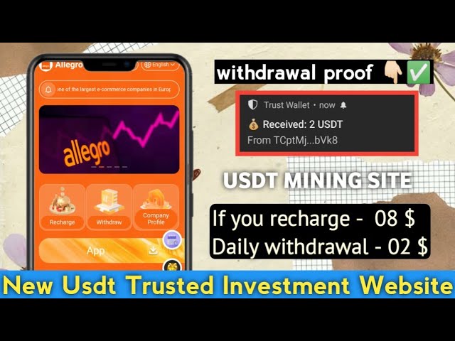 New Usdt Mining Site | usdt earning site | trx usdt mining app | Cloud Mining | usdt investment site