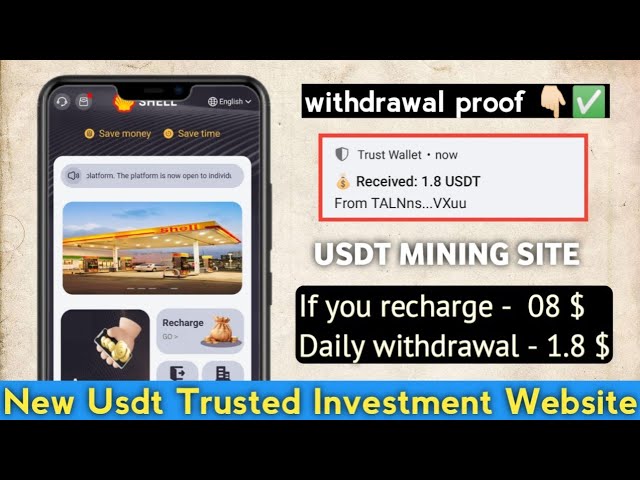 New Usdt Mining Site | usdt earning site | trx usdt mining app | Cloud Mining | usdt investment site