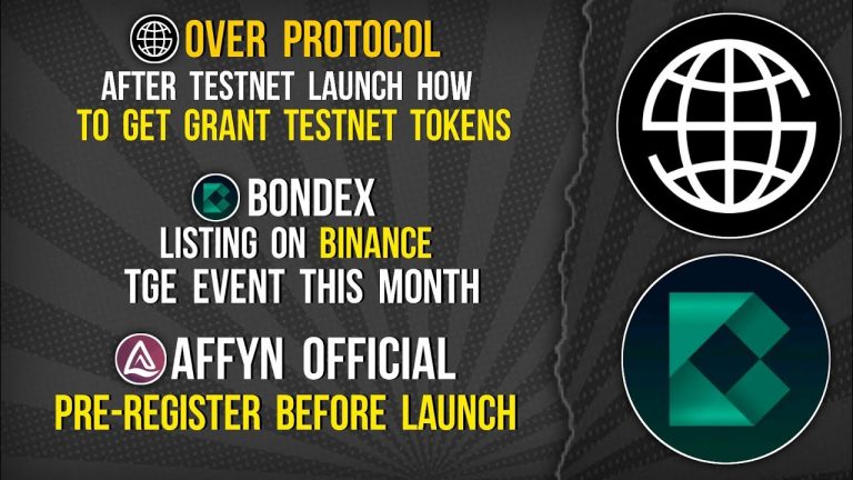 OVER PROTOCOL GET NEW GRANT TOKENS | BONDEX LISTING ON BINANCE #bondex #binance #overprotocol