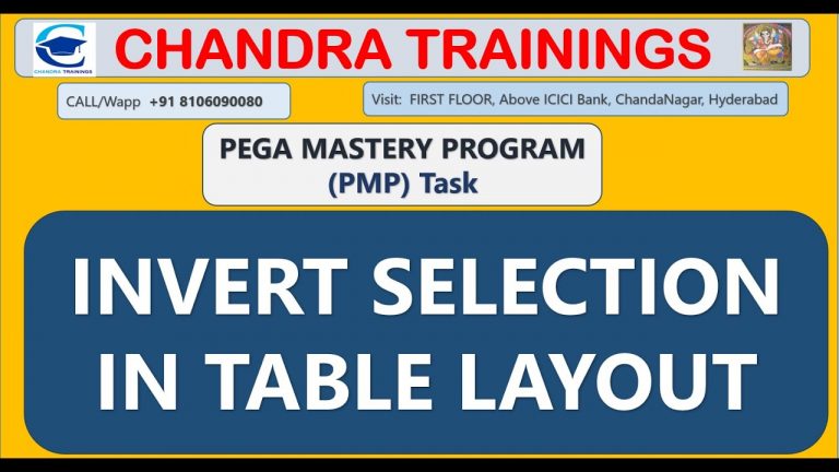 PEGA ADVANCED TASK || Mastery Program || New Mastery Batch- Mar 20th || Only Classroom || 400 Tasks