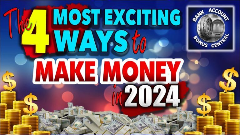 The 4 MOST EXCITING WAYS to make Money in 2024! THE BEST Side Hustles in 2024!