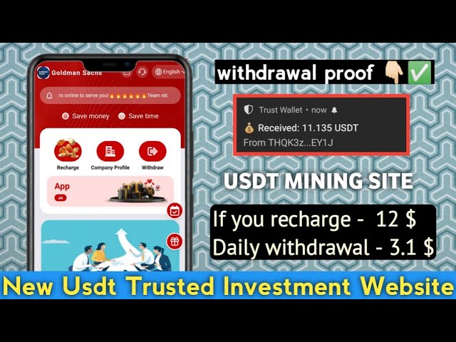 Usdt Mining Site | new usdt earning site | trx usdt mining app | Cloud Mining | usdt investment site