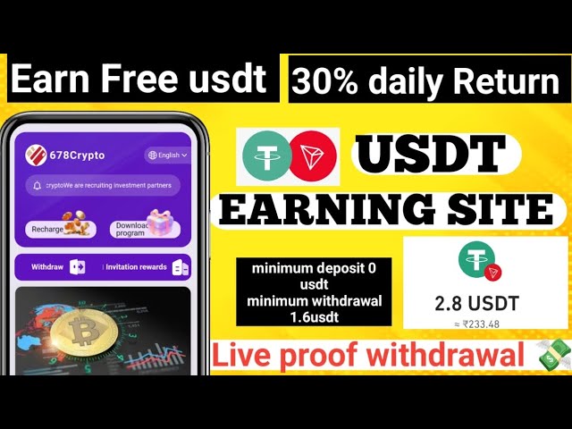 We are the newest and most successful money-making platform for earning USDT in 2024. free 100 usdt