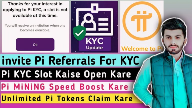 invite Pi Referrals To Complete KYC | Pi Team KYC Verification request Sent | Pi KYC Slot Open Kare