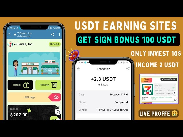 7Eleven Mall | New Usdt Earning Site | Shopping mall | Usdt Money Making Site | Trx Mining Site