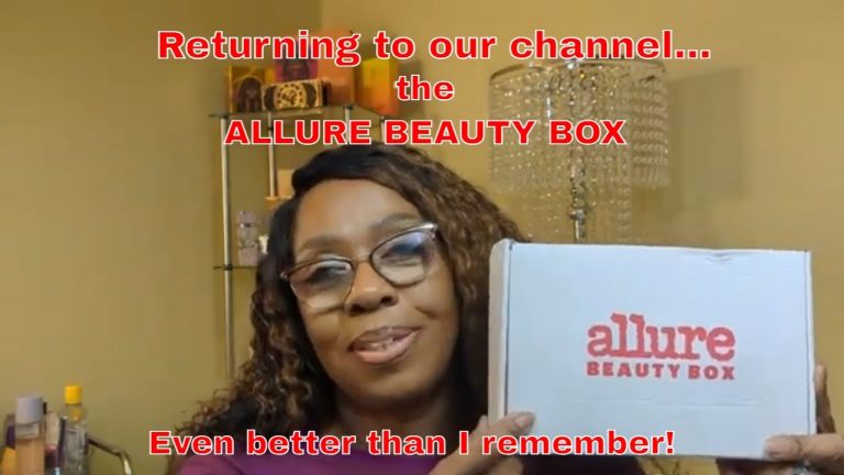 ALLURE Beauty Box is back. Unboxing #seasonedbeautiesunbox #allurebeautybox