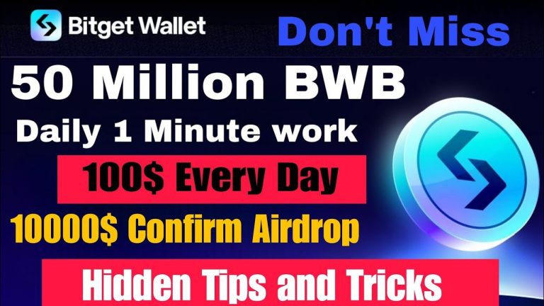 Bitget Wallat Airdrop | New Instant Airdrop | Hidden Tips and Tricks | Bitget Wallat | BWB Airdrop