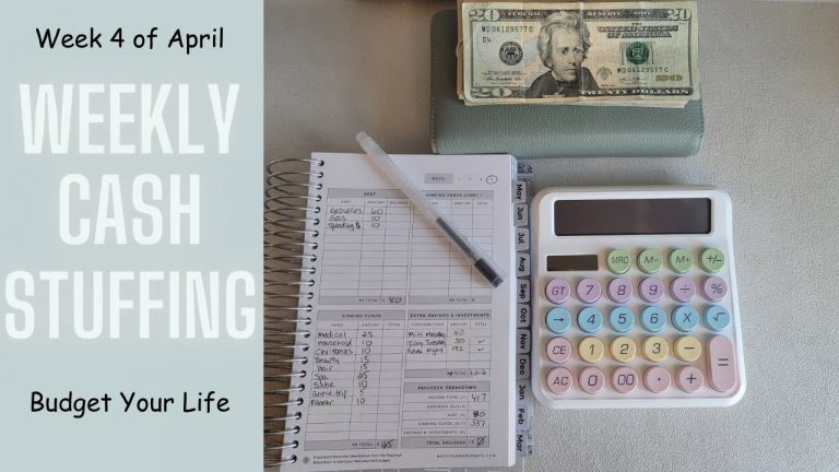 Cash Stuffing | Wallet and Binders | Week 4 of April