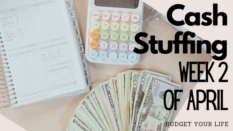 Cash Stuffing | Week 2 of April | Cash Condensing