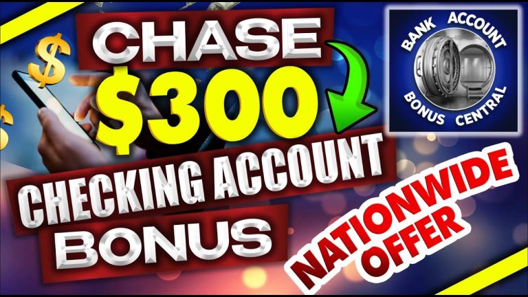 Chase $300 Checking Account Bonus! Nationwide OFFER! Big Change! Huge Announcement!