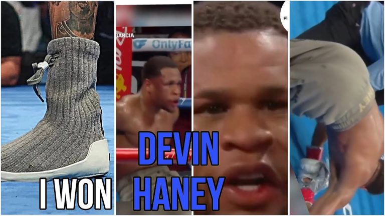 DEVIN HANEY TRIED TO CONVINCE THE PUBLIC HE WON BY JUMPING ON THE ROPES BEATING HIS CHEST VIRAL VID.