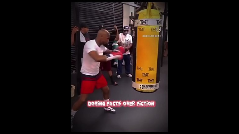 FLOYD MAYWEATHER SHOWING HOW TO PERFECTLY LAND BODY SHOTS