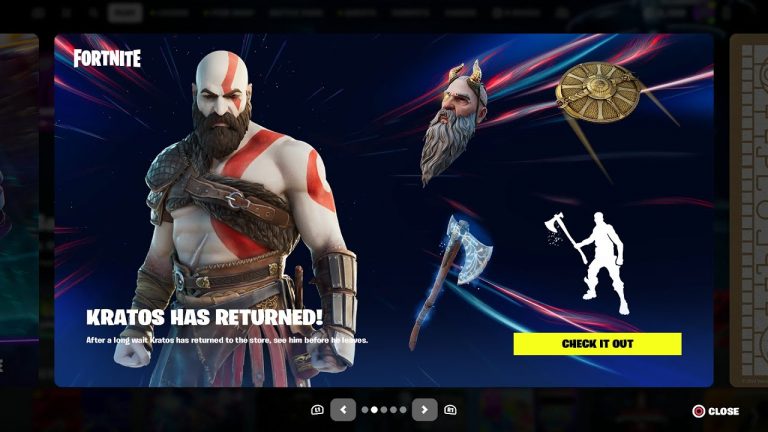 LEGEND Returns In Fortnite! (KRATOS)