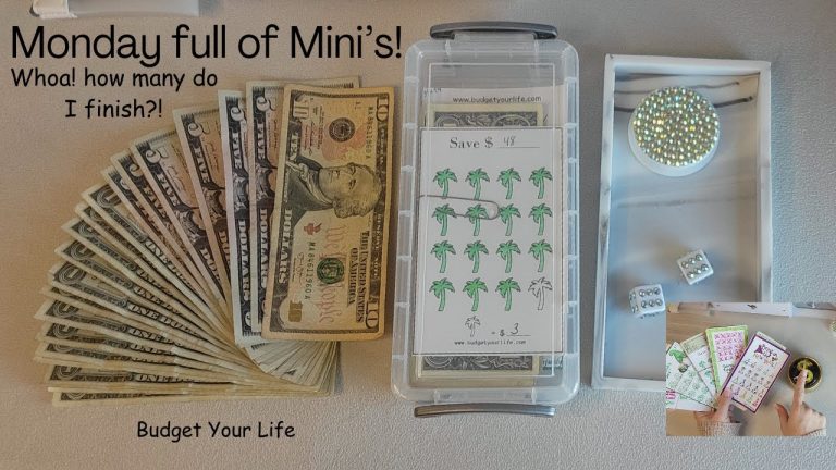 Mini Monday Savings Challenges | Finishing Challenges!