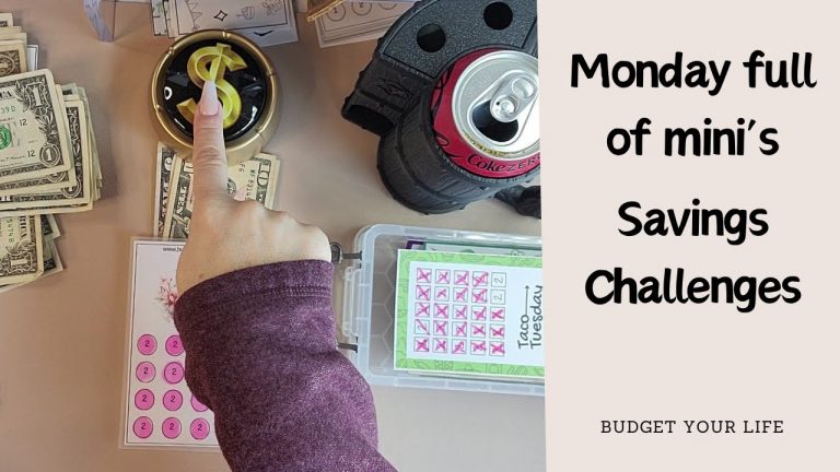 Monday Mini’s! | Savings Challenges | Sinking Funds